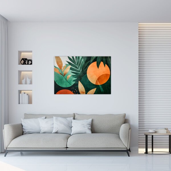 Tablou - Motive naturale geometrice (90x60 cm)
