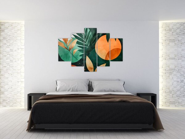 Tablou - Motive naturale geometrice (150x105 cm)