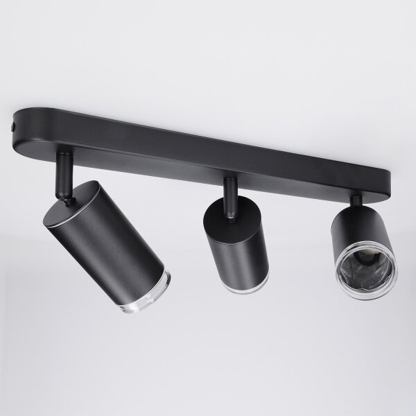 Spot pentru baie Brilagi SELE 3xGU10/30W/230V IP44 negru