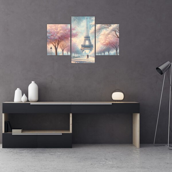 Tablou – Primăvară la Paris (90x60 cm)
