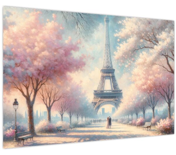 Tablou – Primăvară la Paris (90x60 cm)