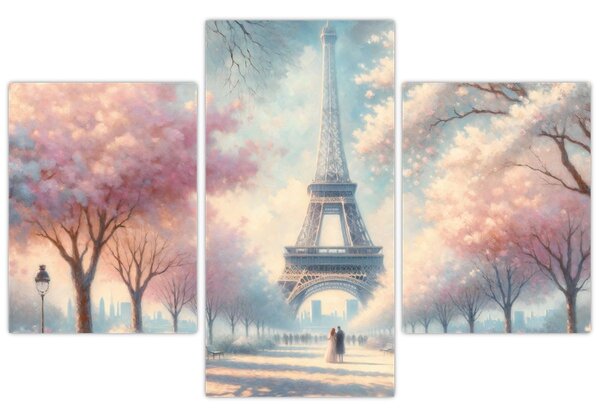 Tablou – Primăvară la Paris (90x60 cm)