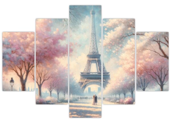 Tablou – Primăvară la Paris (150x105 cm)
