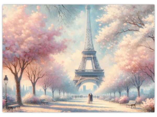 Tablou – Primăvară la Paris (70x50 cm)
