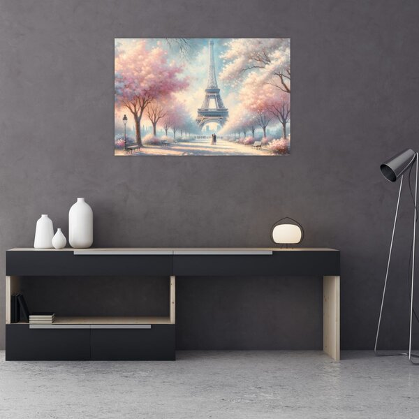 Tablou – Primăvară la Paris (90x60 cm)
