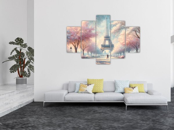 Tablou – Primăvară la Paris (150x105 cm)