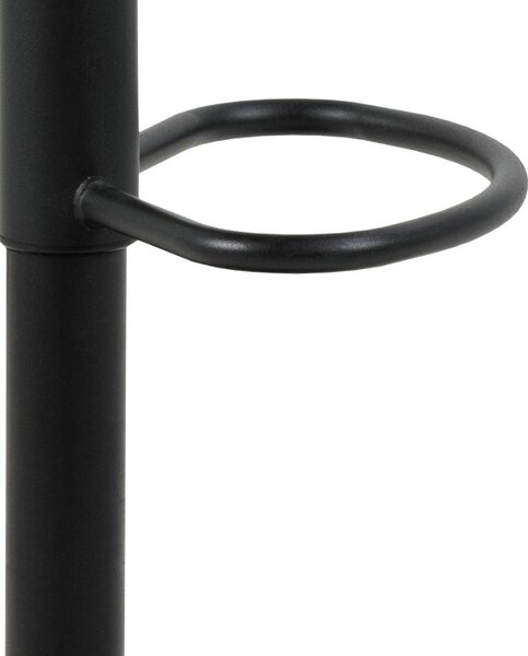 Scaun de bar Brooke bouclé, antracit