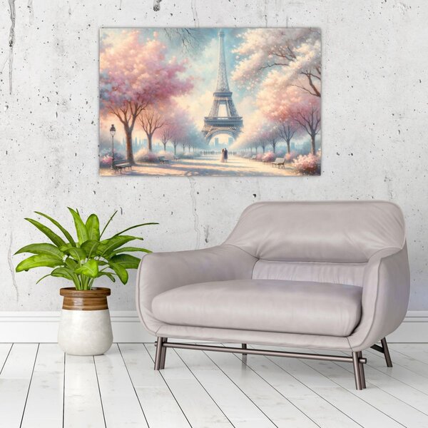 Tablou – Primăvară la Paris (90x60 cm)