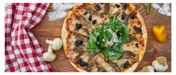 Tablou cu pizza (120x50 cm)