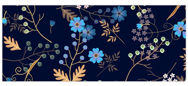 Tablou - Flori de toamnă (120x50 cm)