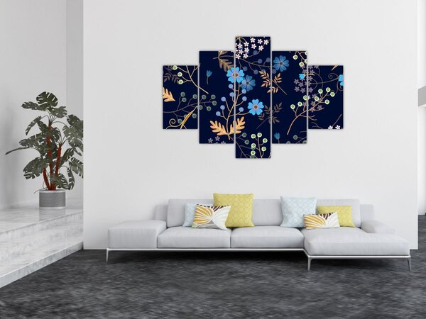Tablou - Flori de toamnă (150x105 cm)