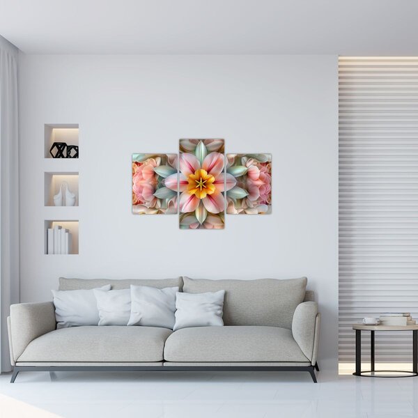 Tablou - Floare caleidoscopică (90x60 cm)