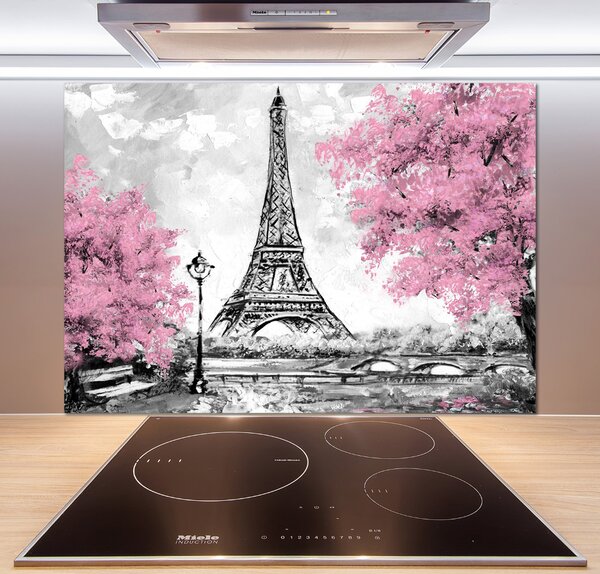 Panou sticla securizata bucatarie Turnul Eiffel din Paris