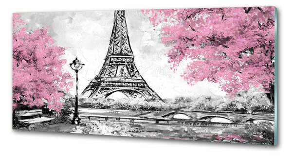Panou sticla securizata bucatarie Turnul Eiffel din Paris