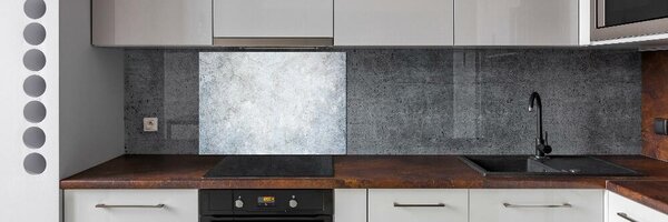 Sticlă printata bucătărie fundal de beton