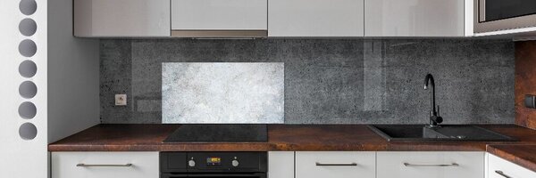 Sticlă printata bucătărie fundal de beton