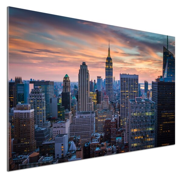 Panou sticlă decorativa bucătărie Manhattan New York City