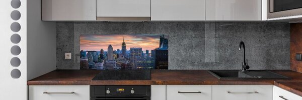 Panou sticlă decorativa bucătărie Manhattan New York City