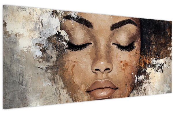 Tablou - Portret de femeie (120x50 cm)
