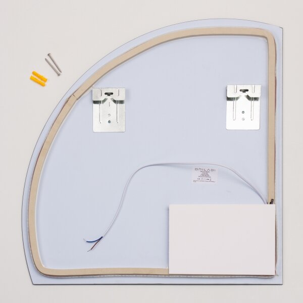 Brilagi - Oglindă de baie QUARTIERE LED/18W/230V 50x55 IP44 CRI 90 cu funcție de dimare +CCT