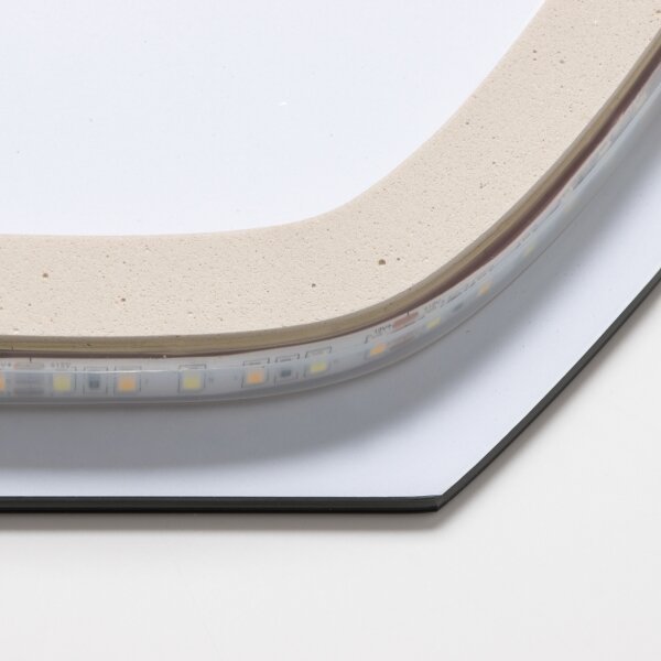 Brilagi - Oglindă LED de baie MEZZO, 18W/230V, 60x50 cm, IP44, CRI 90, reglabilă +CCT