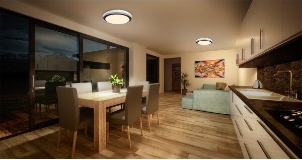Osram - Plafonieră LED SMART+ MAGIC RGBW dimabilă, 38 W, 230 V, Wi-Fi