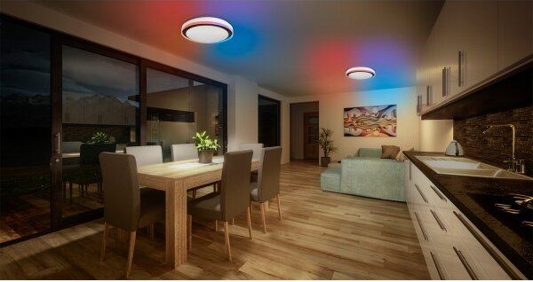 Osram - Plafonieră LED SMART+ MAGIC RGBW dimabilă, 38 W, 230 V, Wi-Fi