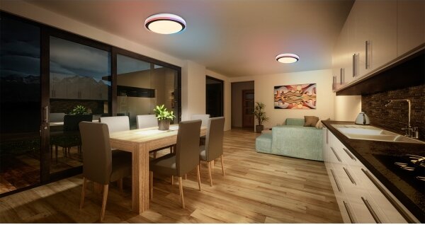 Osram - Plafonieră LED SMART+ MAGIC RGBW dimabilă, 38 W, 230 V, Wi-Fi