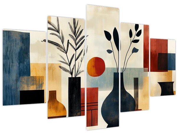 Tablou - Vaze cubiste (150x105 cm)