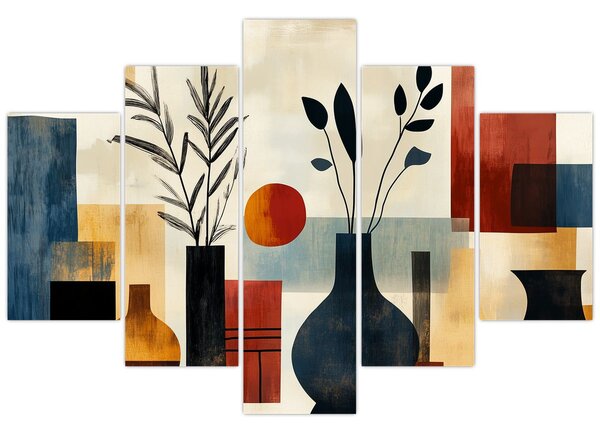 Tablou - Vaze cubiste (150x105 cm)