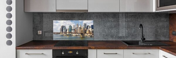 Sticlă printata bucătărie Manhattan New York City