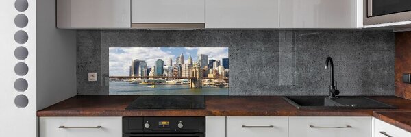 Sticlă printata bucătărie Manhattan New York City