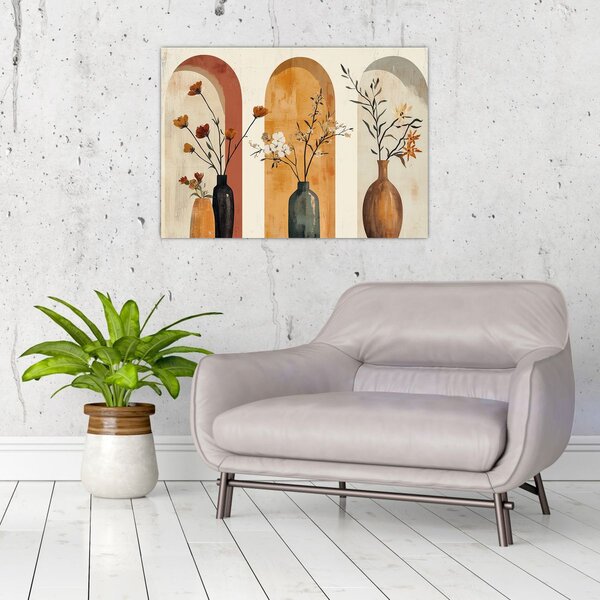 Tablou - Vaze în arcade (70x50 cm)