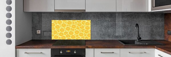 Sticlă pentru bucătărie felii de lamaie