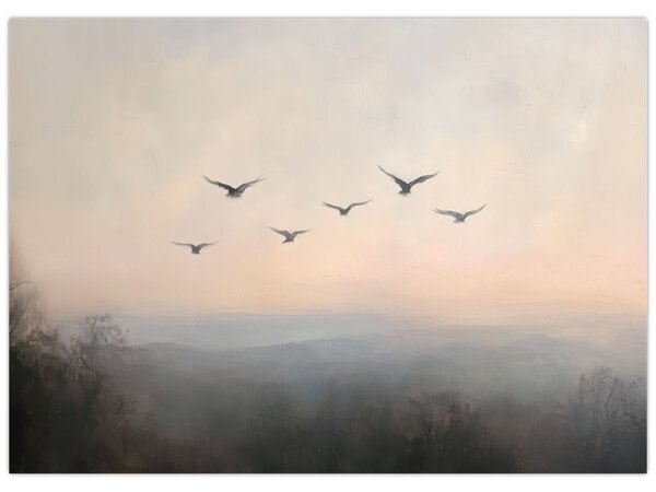 Tablou - Stol de păsări (70x50 cm)