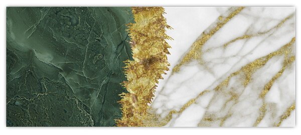 Tablou - Marmură verde N⁰1 (120x50 cm)