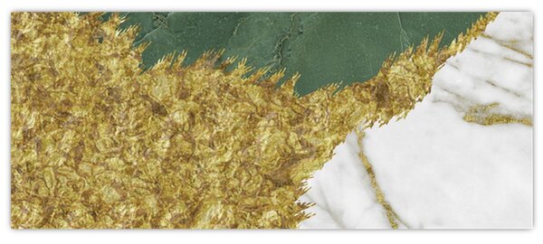 Tablou - Marmură verde N⁰2 (120x50 cm)