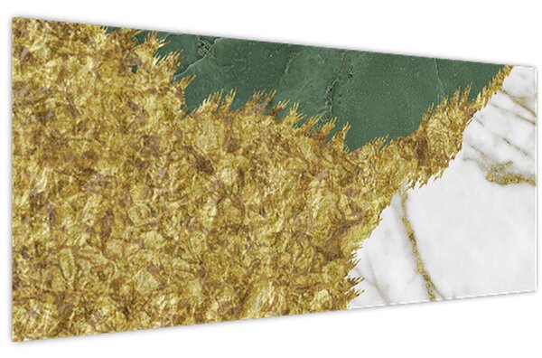Tablou - Marmură verde N⁰2 (120x50 cm)