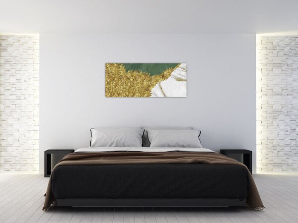 Tablou - Marmură verde N⁰2 (120x50 cm)