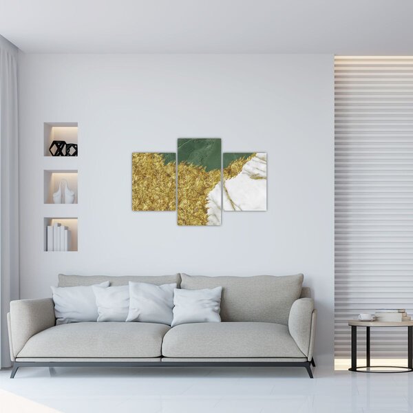Tablou - Marmură verde N⁰2 (90x60 cm)