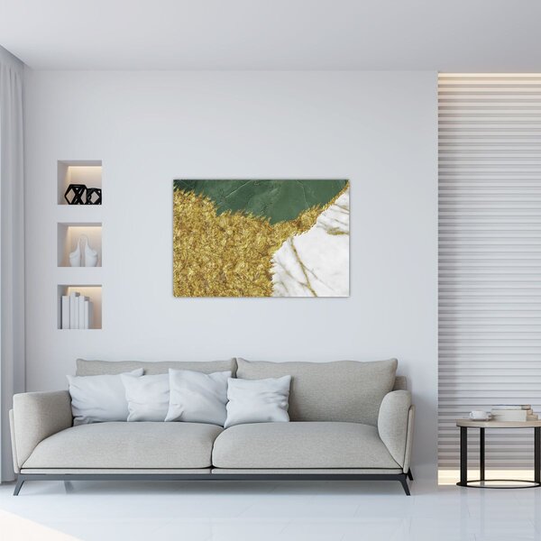 Tablou - Marmură verde N⁰2 (90x60 cm)