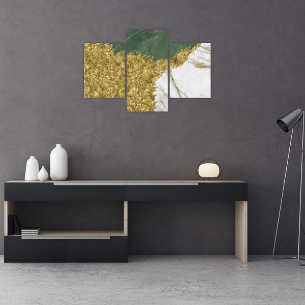 Tablou - Marmură verde N⁰2 (90x60 cm)