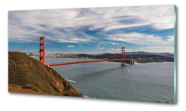 Sticlă pentru bucătărie Podul din San Francisco