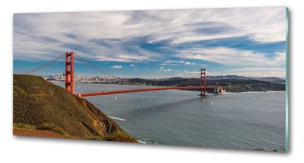 Sticlă pentru bucătărie Podul din San Francisco