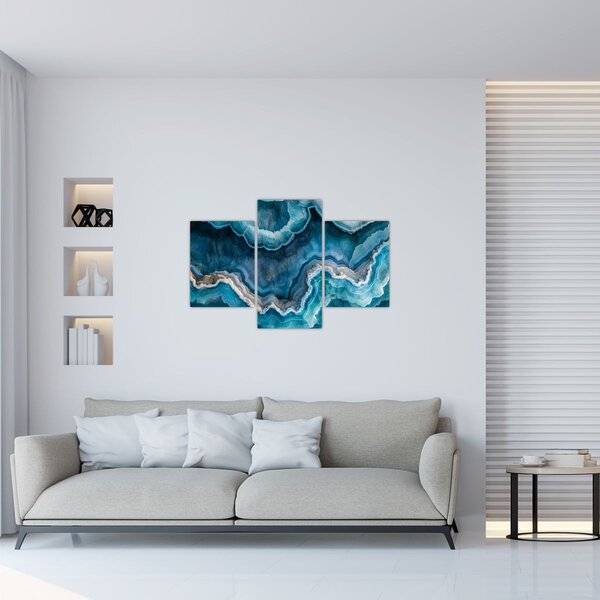 Tablou - Detaliu de acvamarin (90x60 cm)
