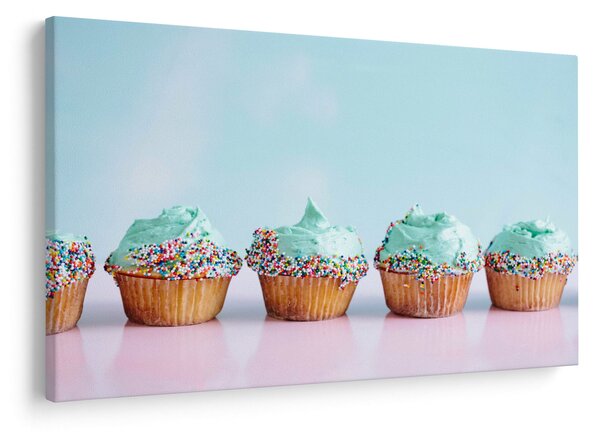 Tablou cu cupcakes (90x60 cm)