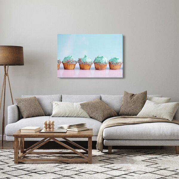 Tablou cu cupcakes (90x60 cm)