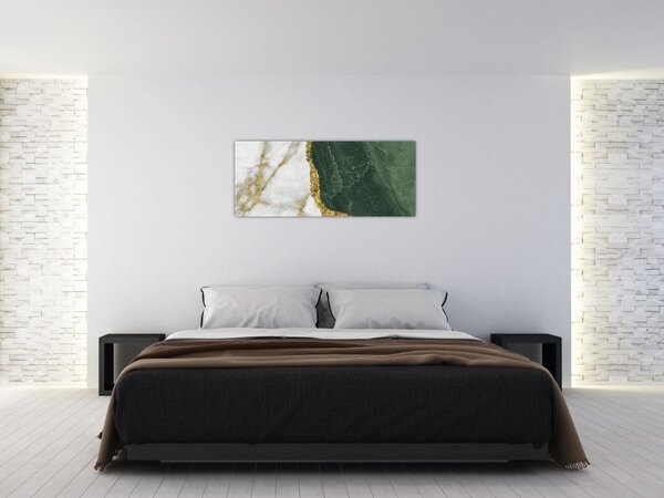 Tablou - Marmură verde N⁰3 (120x50 cm)