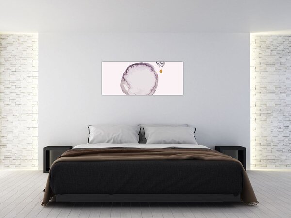 Tablou - Minimalism violet N⁰4 (120x50 cm)