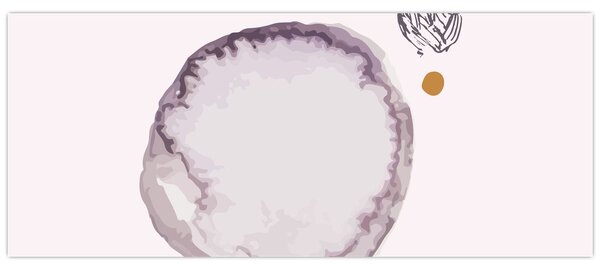 Tablou - Minimalism violet N⁰4 (120x50 cm)